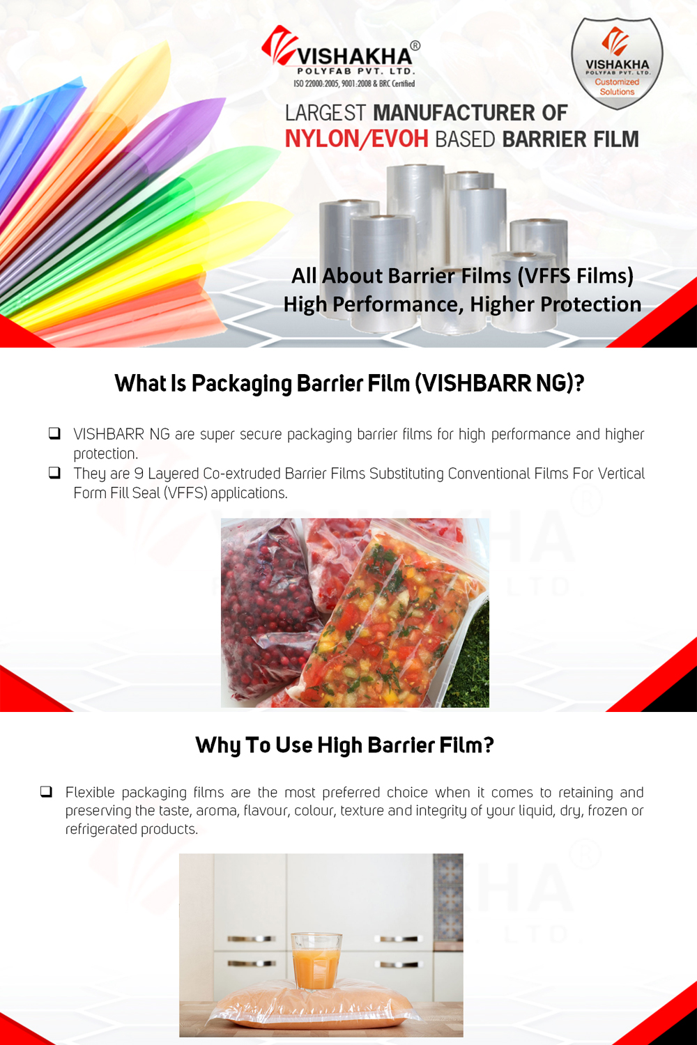 All About Barrier Films (VFFS Films) - High Performance, Higher Protection