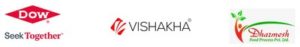 Dow, Vishakha and Dharmesh Foods logos