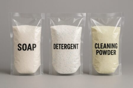 Applications of Vacuum Bags for Soap, Detergents and Cleaning Powders