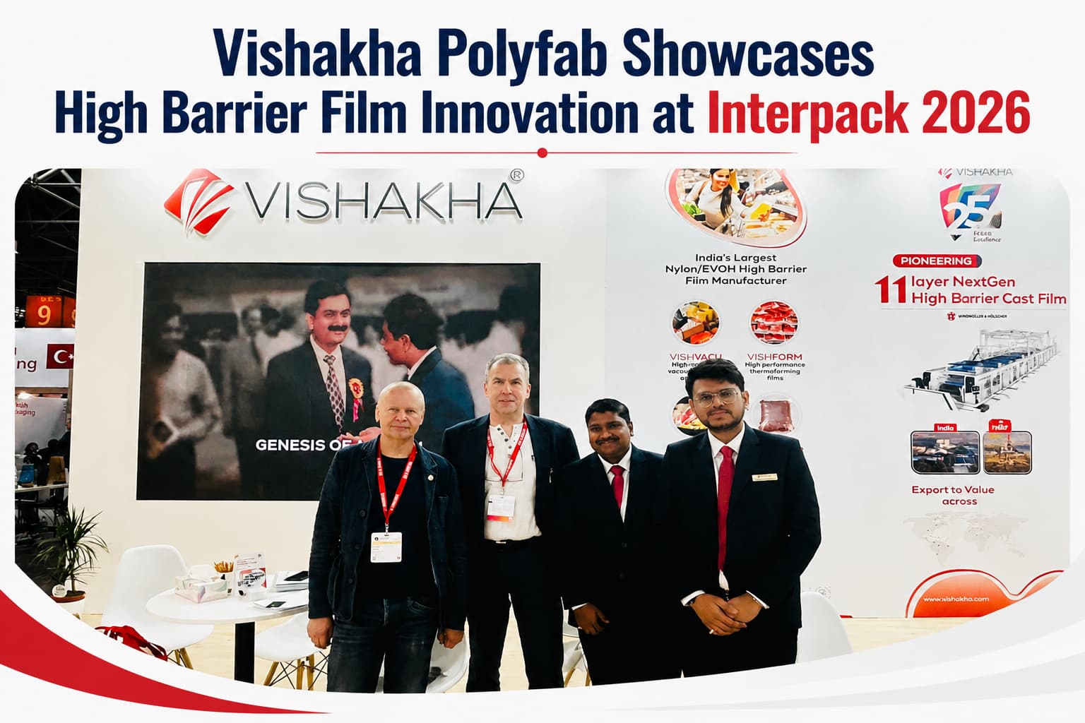 Vishakha Polyfab Showcases High Barrier Film Innovation at Interpack 2026