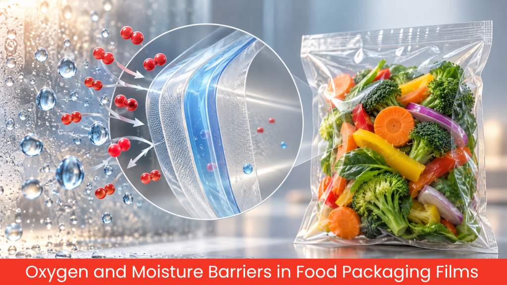 Oxygen and Moisture Barriers in Food Packaging Films
