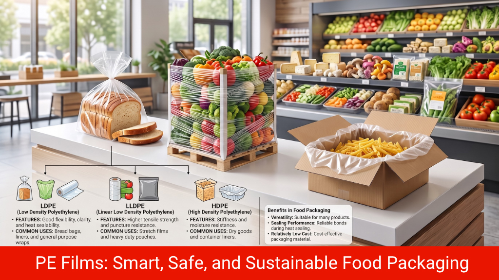PE Films: Smart, Safe, and Sustainable Food Packaging