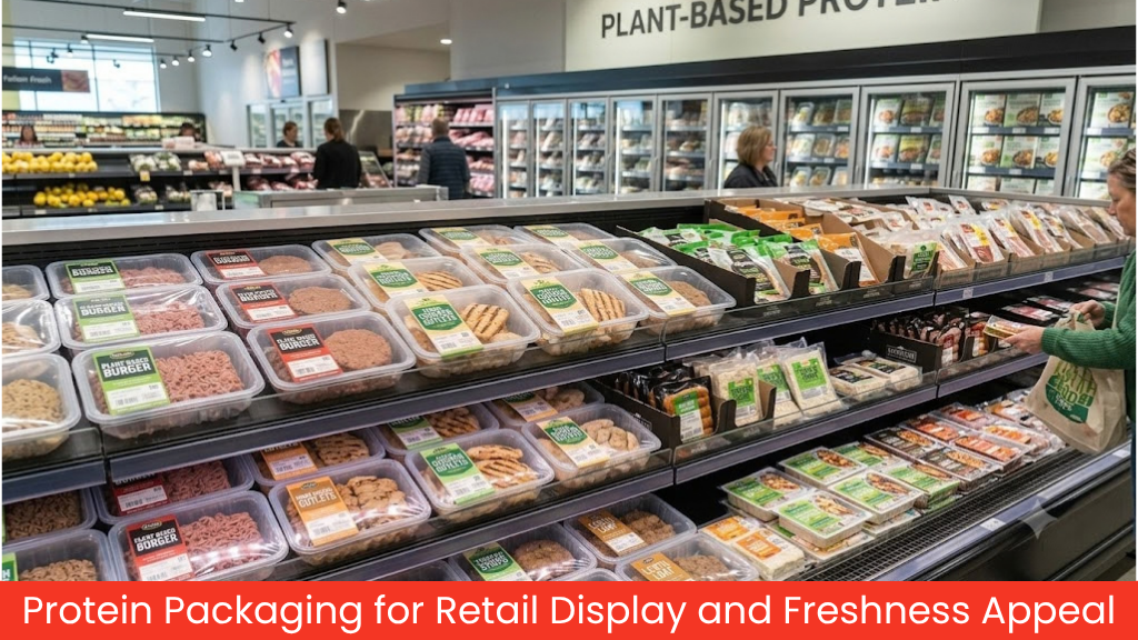 Protein Packaging for Retail Display and Freshness Appeal