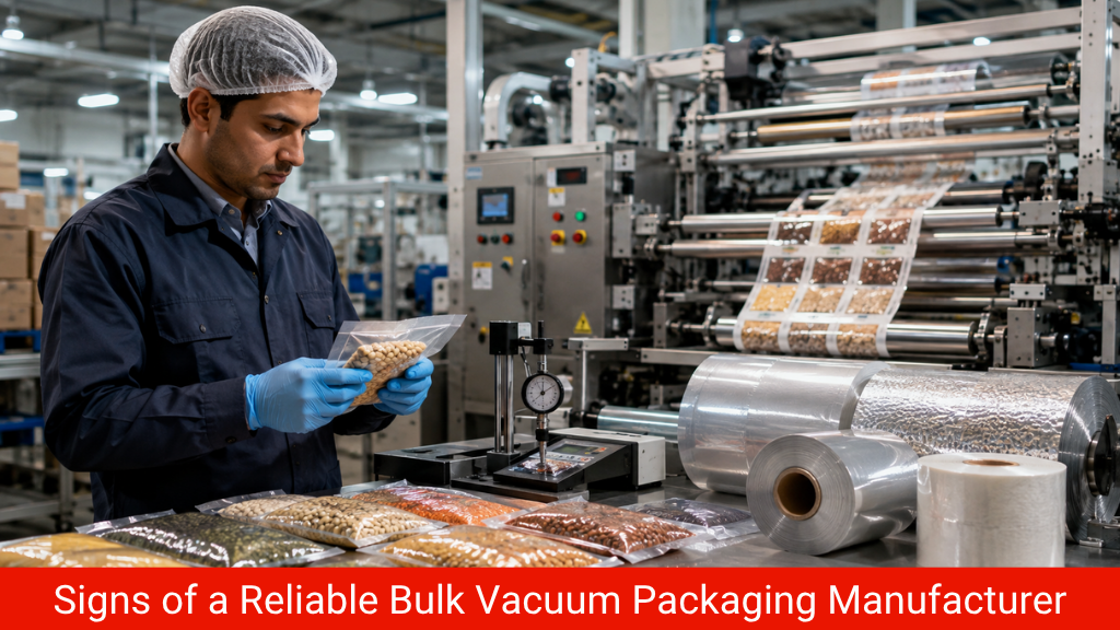 Signs Reliable Bulk Vacuum Packaging Manufacturer